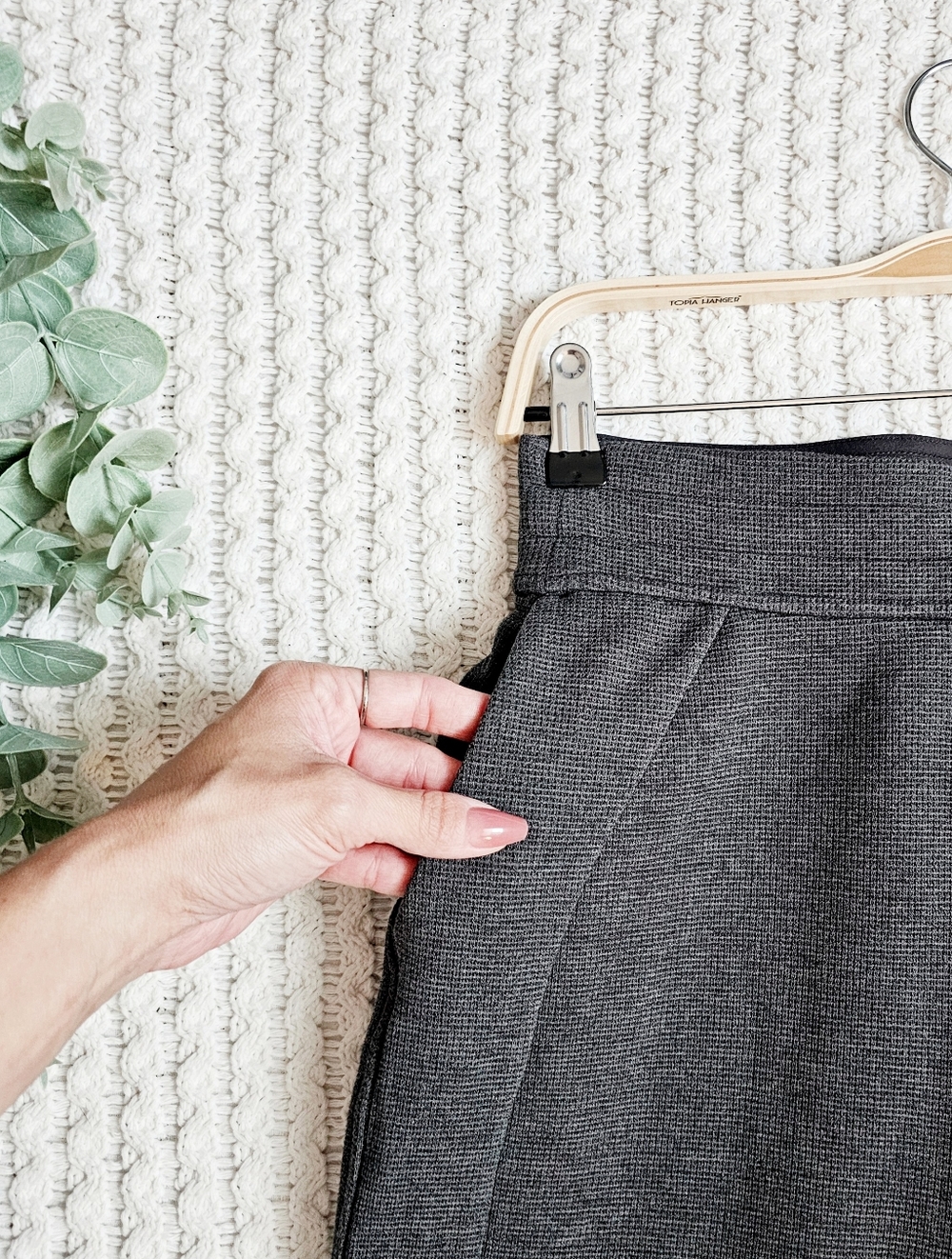 Lululemon Athletica Scuba MR Wide Leg Pant Waffle Grey Workout Athleisure S NEW - Picture 5 of 16